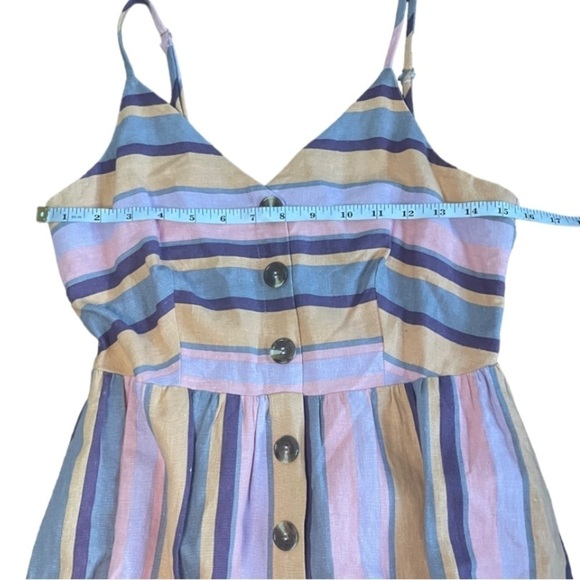 Gilli Button Front Fitted Bodice Dress D - Picture 7 of 8